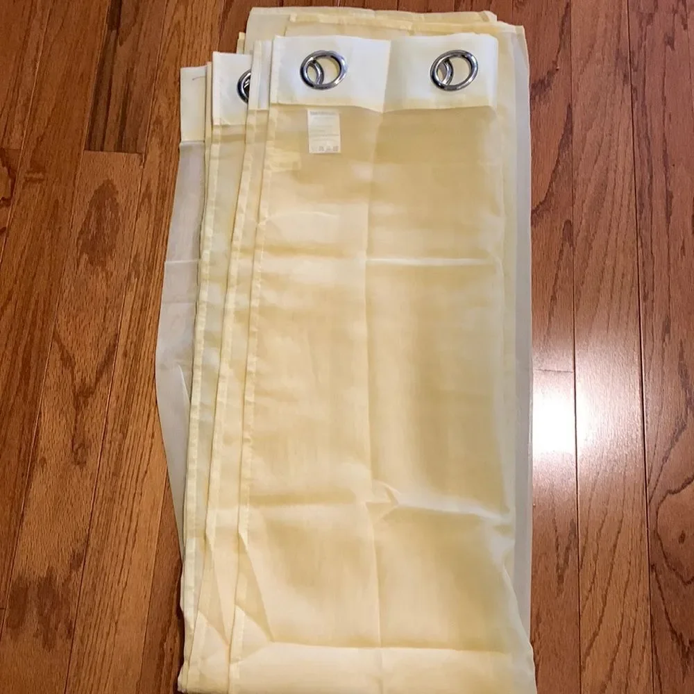 Project 62 pair of yellow sheer panels